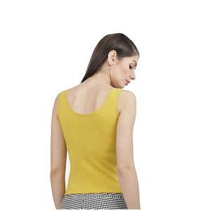 Vente en gros LUXE ATTIRE INDUSTRY Débardeurs pour femmes Logo personnalisé Vêtements d'été sans manches confortables 100% coton Casual Premium - Product Image 4