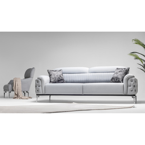 Sofá Chesterfield de Lujo, Seccional, Tapizado, de Cuero PU, Clásico, Elegante, Muebles para Sala de Estar, Comodidad Premium, Estilo Sofisticado - Product Image 1