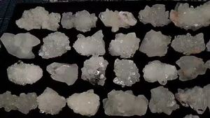 Natural Clear Apophyllite <b>Crystal</b> <b>Cluster</b> Raw Mineral Specimen Wholesale <b>Crystal</b> from India - Product Image 1