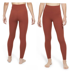 Custom Logo Mid Waist Women Leggings Elastic Waist Solid <b>Pattern</b> Yoga Gym Wear Spandex Nylon Full Length Activewear Customized - Product Image 1