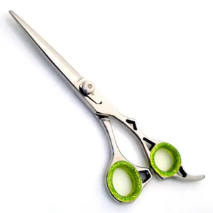 Tijeras de Peluquería Profesionales de Acero Inoxidable Hechas en Pakistán, para Diestros, Punta Afilada, Mango Mediano, No Plegables, para Salón de Belleza - Product Image 1