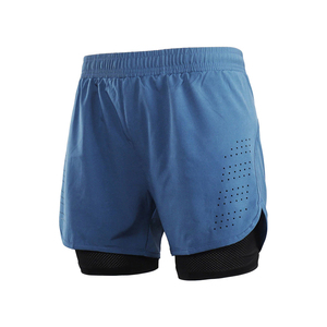 Halal Awrah Covering Men's Islamic Swim Shorts Solid Style Casual Waterproof Breathable 100% Cotton Elastic Waist Activewear - Product Image 1