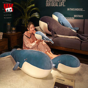 Wholesale Washed Super <b>Soft</b> Vietnam Design Cotton 31cm-50cm <b>Stuffed</b> Animal <b>Toys</b> Cute Whale Plush Christmas OPP Bag - Product Image 5