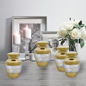 Luxury Aluminum <b>Keepsake</b> Cremation Urn <b>Memorial</b> Tribute Holder Designed With Durable Secure Closure And Fine Detailing - Product Image 5