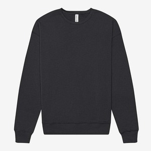 High Quality 100% Cotton French Terry <b>Sweatshirts</b> Crewneck High Quality Custom Printing Black <b>Sweatshirt</b> - Product Image 2