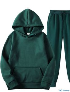 Ensemble de survêtements unis pour sublimation en gros 2026 – Tenues de jogging et sweats à capuche pour hommes - Product Image 6