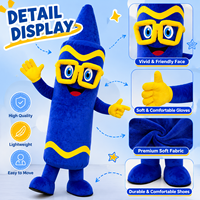 Costume de mascotte gonflable géant Baige 2M, personnage de dessin animé, pour événements éducatifs