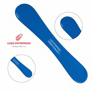 Espátula Oftálmica Jaeger, Instrumento Quirúrgico Oftálmico de Acero Inoxidable Aislado, Reutilizable - Product Image 1