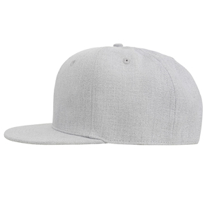 Gorra Snapback Gris de 6 Paneles, Unisex, de Sarga de Algodón, Ajustada, Estilo Béisbol, Color Sólido, Talla Adulto 58-60CM - Product Image 3