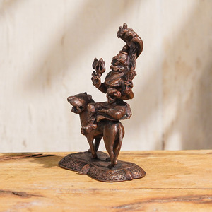 Nouvelle Arrivée Décoratif Antique Cooper Sculptures Déesse Pratyangira Figurine Statue Maison Cadeau Articles GNSP-150 - Product Image 2