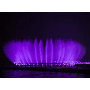 Fabricantes de Fuentes Grandes para Exteriores, Fuente Musical de Acero Inoxidable Personalizada con Luces LED de Colores - Product Image 3