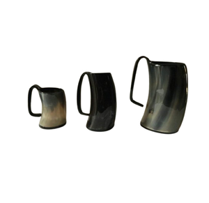 Mug en corne de buffle authentique, personnalisé, isolé, pour bière, article de bar, mug en corne de buffle le plus vendu - Product Image 3