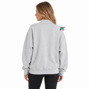 Sudadera de cuello alto para mujer, gris, con estampado del mapa del estado de Arkansas, corte regular, para otoño, con diseño de letras - Product Image 2