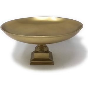 Luxury Silver Pedestal Bowl For Wedding Modern Hammered Metal Decorative Fruit Server Polished Antique Finish Serving Bowl - Product Image 3