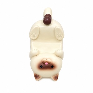 Soporte para Teléfono con Diseño de Gato, Universal, de Poliresina, Soporte Vertical y Horizontal para Escritorio, Accesorio de Escritorio, Regalo OEM ODM - Product Image 1