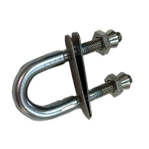 Placa de soldadura fija en forma de U, amarre de ojo de arco, herrajes para yates y barcos - Product Image 4