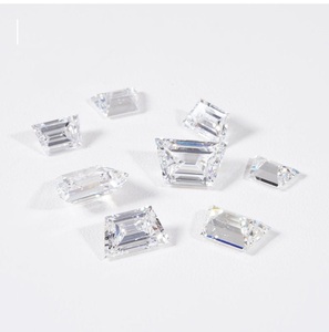 Diamante Cultivado en Laboratorio con Corte Trapezoidal de Forma Elegante, Claridad DEF VS, Piedra Suelta HPHT para Engaste en Joyería - Product Image 2