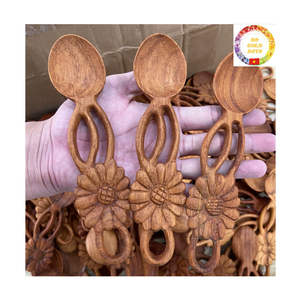 Cuchara de madera |   Cuchara de Bambú para Postre |   Mini Cuchara |   Vajilla de Cocina |   Precio de Proveedor - Product Image 4