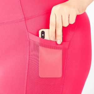 Shorts de Yoga de Tallas Grandes con Cintura Alta, Tela Elástica de Compresión, Ropa Deportiva de Soporte para Entrenamiento en el Gimnasio para Mujer - Product Image 3