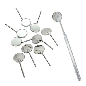 Miroir buccal dentaire manuel en acier inoxydable de haute qualité, instrument d'hygiène, réflecteur certifié CE Classe II, outil de dentiste ISO13485 - Product Image 5
