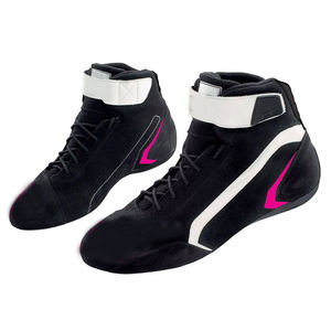 Chaussures de course légères et respirantes de qualité supérieure pour karting, sport automobile, haute adhérence, antidérapantes, dessus en cuir microfibre, absorption des chocs - Product Image 3