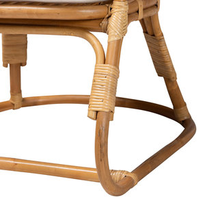 Natural Rattan Rocking Armchair Handwoven Wicker <b>Lounge</b> <b>Chair</b> Eco Friendly Wholesale Home Living Room Hotel Furnishings Supplier - Product Image 4