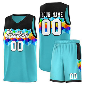 Uniforme de Baloncesto Directo de Fábrica, Venta al Por Mayor, Conjunto Deportivo sin Mangas, MOQ Bajo, Uniforme de Baloncesto Personalizado Sublimado al Por Mayor - Product Image 3