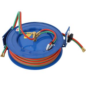 Forniture per Saldatura e Saldatrici: Tubo Industriale Retrattile in Gomma per Ossigeno e Acetilene, Doppio, 1/4 di Pollice x 100 Piedi, per Saldatura STD - Product Image 3