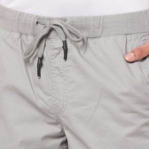 Men's <b>Light</b> Gray Elastic Waist Joggers With Drawstring And Side Pockets Casual Oxford Fabric Sweatpants Spring Wear - Product Image 5