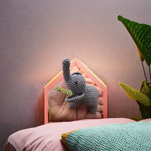 <b>Large</b> Crochet Elephant <b>Toy</b> for Toddlers & Kids <b>Soft</b> Home Decor with Cuddly Companion Feature - Product Image 1