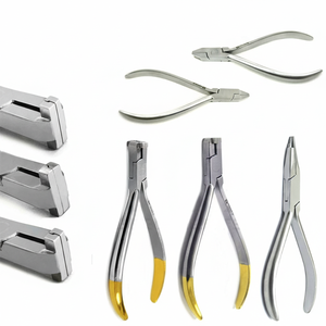 Pince orthodontique dentaire à fourche en Z pour la mise en forme de fils d'arc, pince de précision à étapes TC - Product Image 1