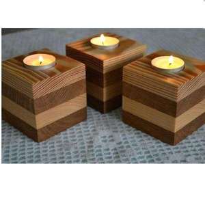 Rustic Wooden Handmade Christmas <b>Candle</b> Holder for <b>Weddings</b> Festive Events <b>Gifting</b> Customized Bark Edges <b>Candle</b> Stand Home Decor - Product Image 6