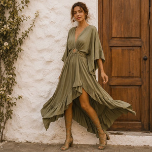Vestido Boho de Moda para Mujer, Tejido de Rayón Premium, Cómodo y Transpirable - Product Image 2