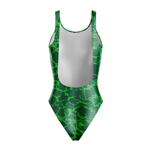 Traje de Baño de Una Pieza Sublimado de Alta Calidad, Traje de Baño Deportivo para Mujer, Diseño Personalizado, Traje de Baño de Competición - Product Image 3