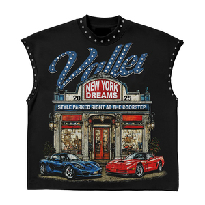 เสื้อยืดสตรีทแวร์พิมพ์ลายตามสั่ง ทรงโอเวอร์ไซส์ แขนสั้น ทรงบ็อกซี่ ผ้าฝ้าย 100% เสื้อกล้ามออกกำลังกายสำหรับผู้ชาย - Product Image 3