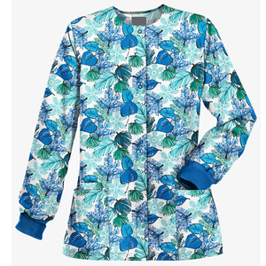 เสื้อสครับสำหรับผู้หญิง ชุดยูนิฟอร์มผ่าตัด ชุดยูนิฟอร์มแพทย์แบบสั่งทำ เสื้อสครับพิมพ์ลายทางการแพทย์คุณภาพสูงสำหรับโรงพยาบาล สำหรับผู้หญิง - Product Image 1