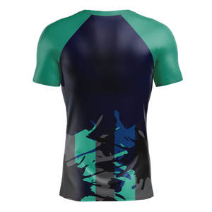 Camiseta de Compresión para Hombre, Sublimada, de Spandex, para BJJ, Gimnasio, Surf, Buceo, MMA, Precio Bajo - Product Image 2