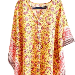 ชุดเดรสสั้นผ้าคอตตอนแท้พิมพ์ลายสำหรับผู้หญิงชุดเดรสสั้นลูกไม้ตกแต่งลำลองสำหรับฤดูร้อน - Product Image 1