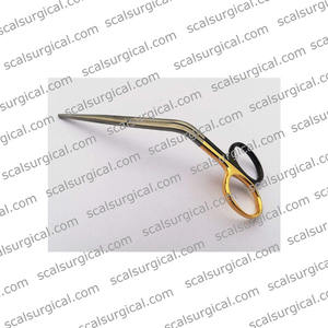 Tijeras Dorsales Fomon Alemanas de 13cm con Carburo de Tungsteno TC, Instrumento Quirúrgico Angulado para ORL y Rinoplastia - Product Image 2