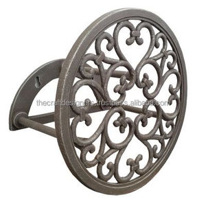 Soporte de Pared para Manguera de Hierro de Calibre Grueso para Jardines Grandes, Mantiene la Colocación del Manguera Estable y Segura - Product Image 1