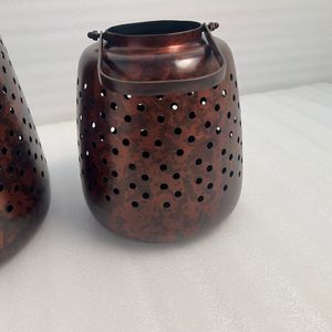 Antique Style Iron <b>Lantern</b> With <b>Copper</b> Antique Finish Used For Indoor Outdoor Lighting And Home Decoration - Product Image 2