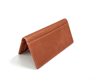 [En Stock] [Precio de Venta al Público] Cartera Larga de Cuero Nubuck Genuino Castello, Unisex, para Hombre y Mujer, Negra y Marrón, con Protección RFID - Product Image 2
