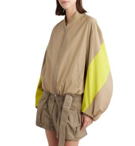 Forro personalizado nuevo estilo bloque de color rompevientos mujeres recortadas chaqueta Hip Hop al por mayor de las mujeres ligeras de verano desgaste chaqueta - Product Image 4