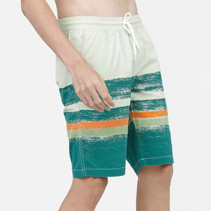 Rohzen Sports Men's Summer Shorts-<b>Canvas</b> 100% Cotton Elastic Waist Quick Dry Mid Waist Casual Design for Travel Leisure - Product Image 4