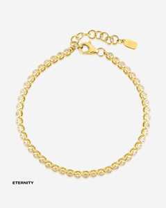 Diamond Tennis <b>Bracelets</b> Round Lab Grown 14K <b>Solid</b> Gold Bezel Set 2.5mm Minimalist Stacking Everyday Luxury Jewelry Manufacture - Product Image 3