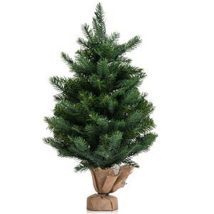 24-Inch <b>LED</b> Christmas <b>Tree</b> with Dazzling Lights Festive Holiday Decor - Product Image 5