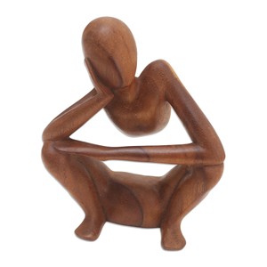 Figura de Madera de Acacia de Pueblos Indígenas al por Mayor - Representación Cultural - Product Image 4
