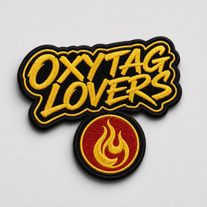 Parche Bordado Oxytag Lovers, Aplique Termoadhesivo con Diseño de Logotipo de Llama, Forma Irregular, Fieltro No Tejido, Regalo a Precio Económico - Product Image 3