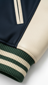 Oversized Winter Varsity <b>Jacket</b> with Hood Polyester/Cotton Material Front Logo Position Wholesale Professional Baseball - Product Image 5