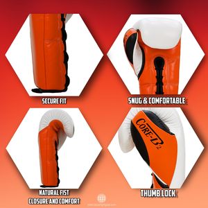 Guantes de Boxeo de Piel Auténtica para Adultos BLAZE FIGHTGEAR BFG-BG-01, para Entrenamiento de Sparring, Muay Thai y Kickboxing, Venta al Por Mayor - Product Image 5